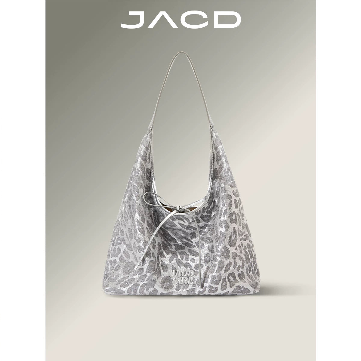 JACD Lazy Slack Leopard Print Large Capacity Tote Bag