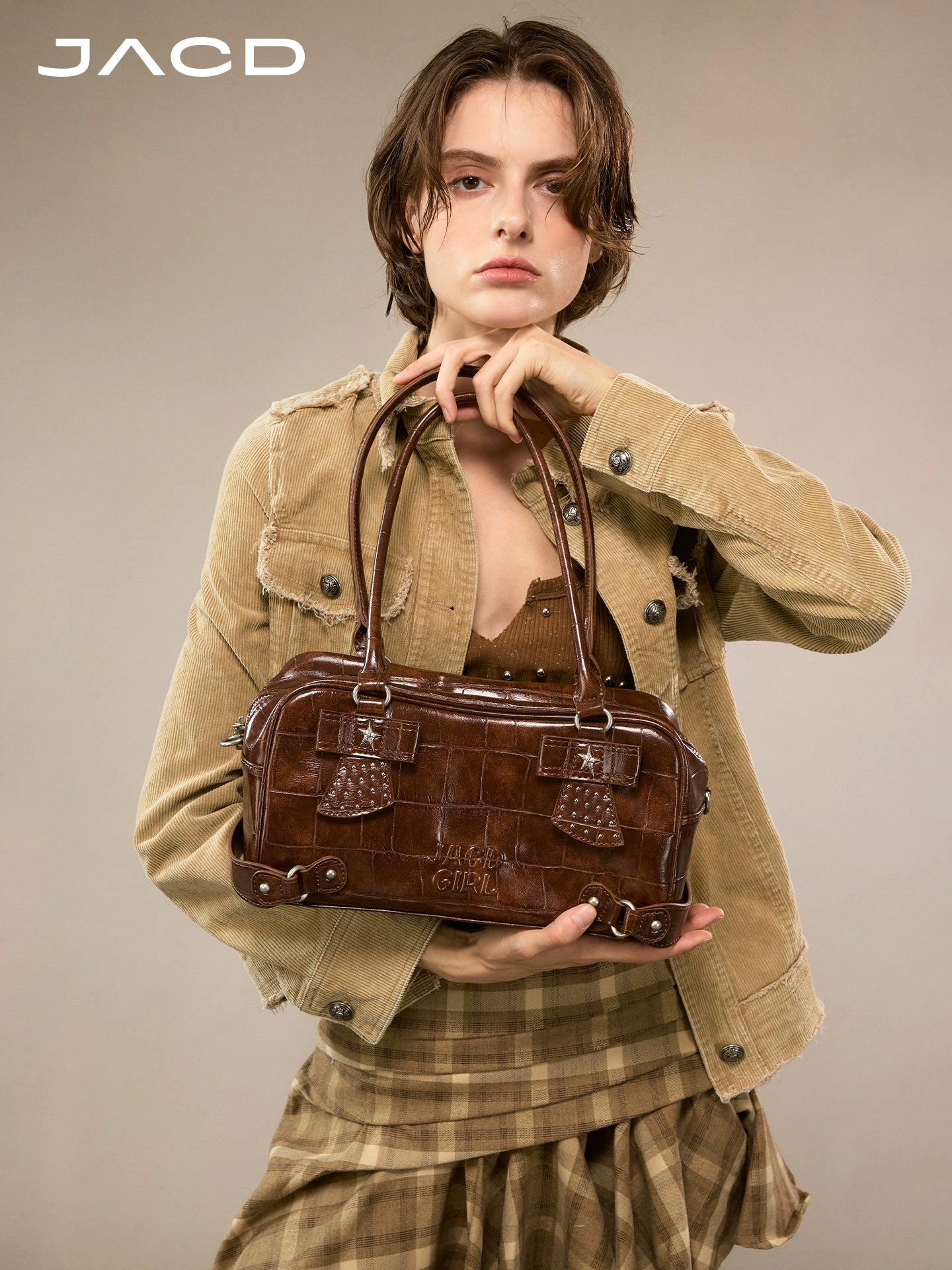 JACD Trendy Cool Retro Spice Girl Shoulder Messenger Bag