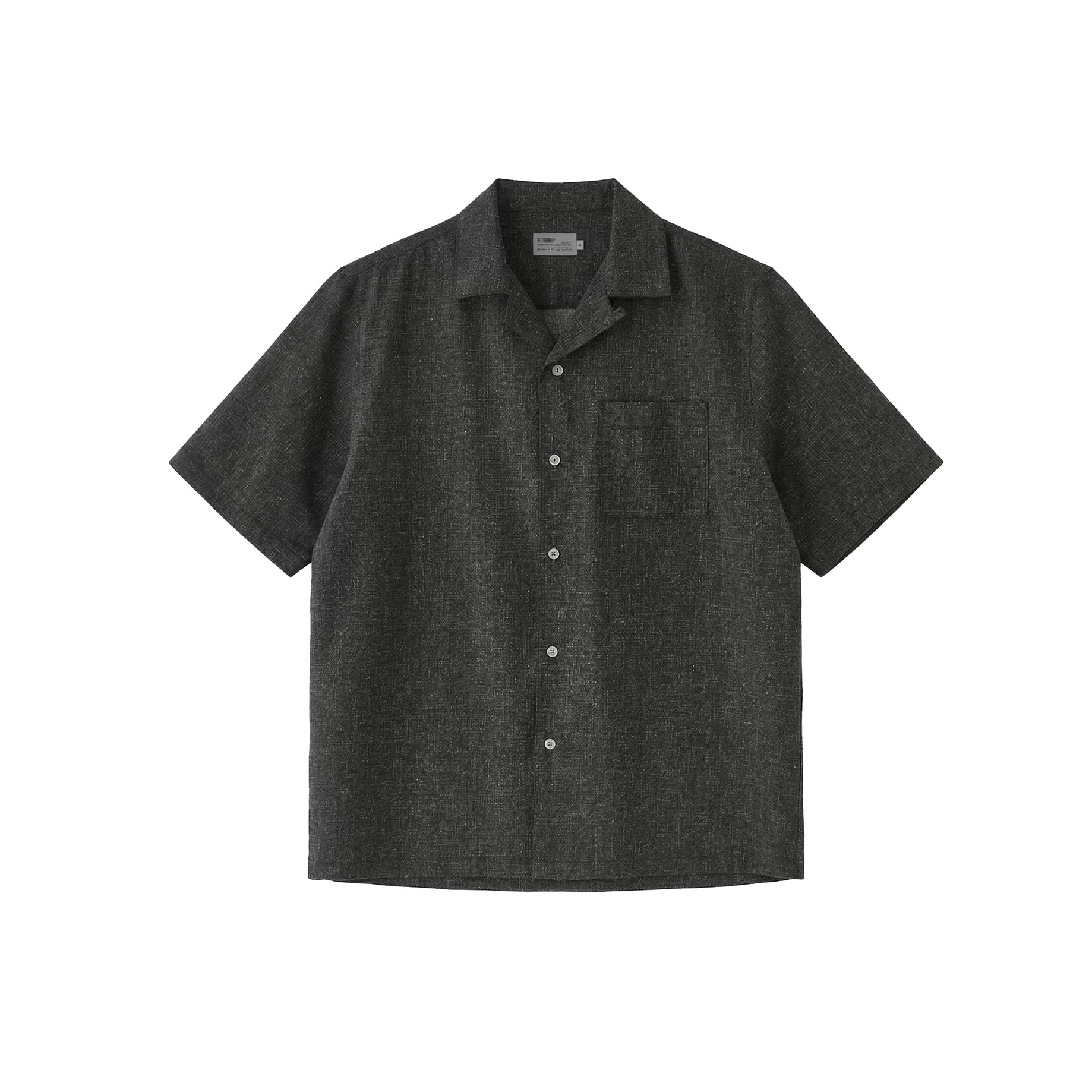 BUTTBILL Vintage Simple Short Sleeve Shirt