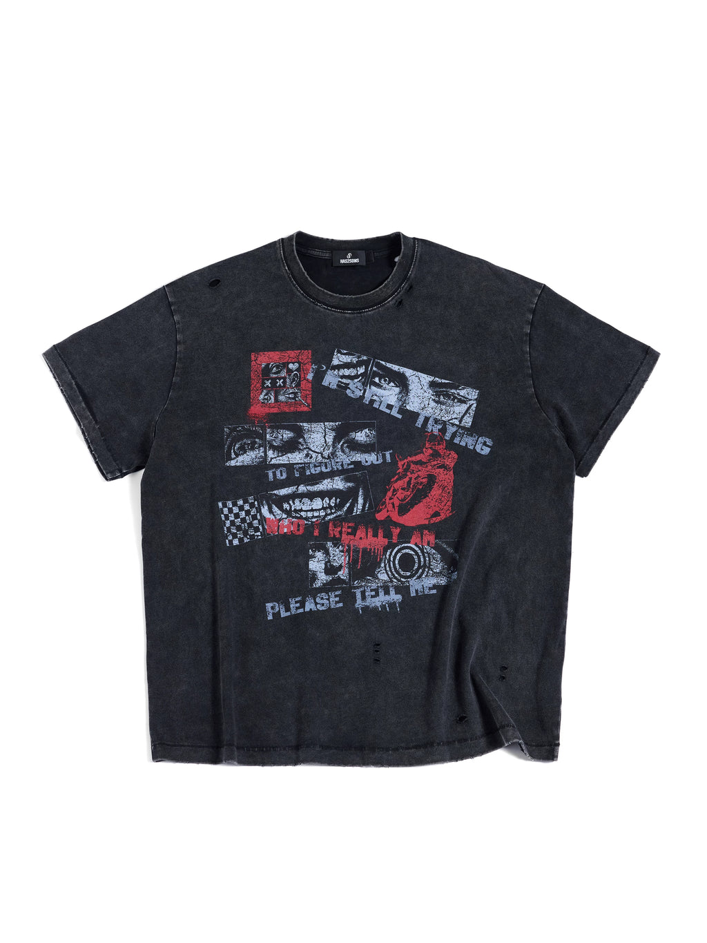 HAS2SONS Single Stitch Round Neck Loose Tee