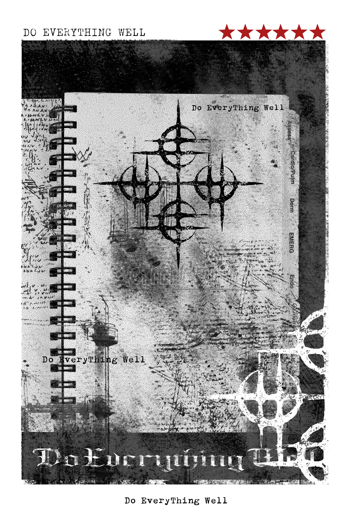 DETW Niche Basic Washed and Old Color Matching POLO Shirt