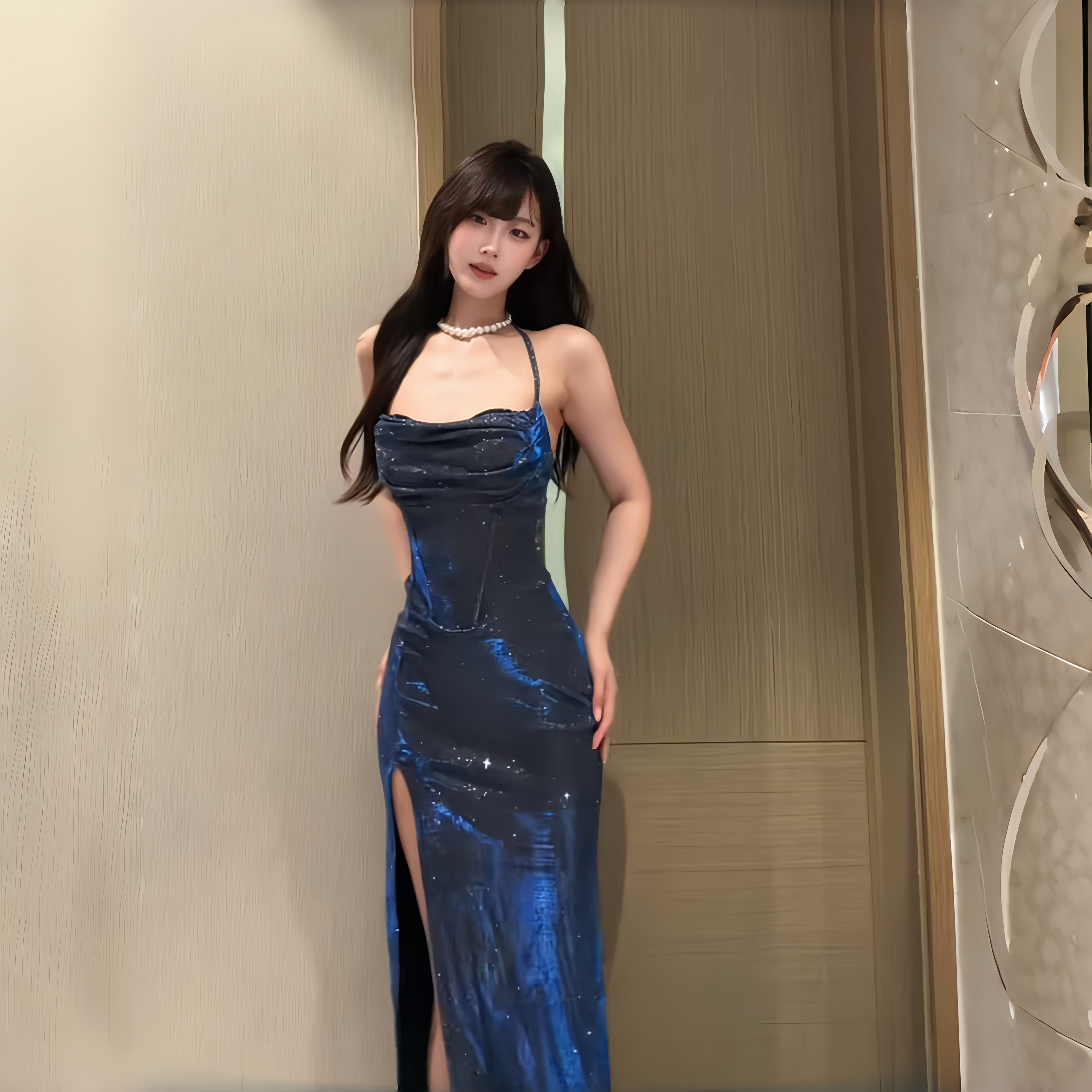 INSTUNNING Premium Suspender Sparkle Dress