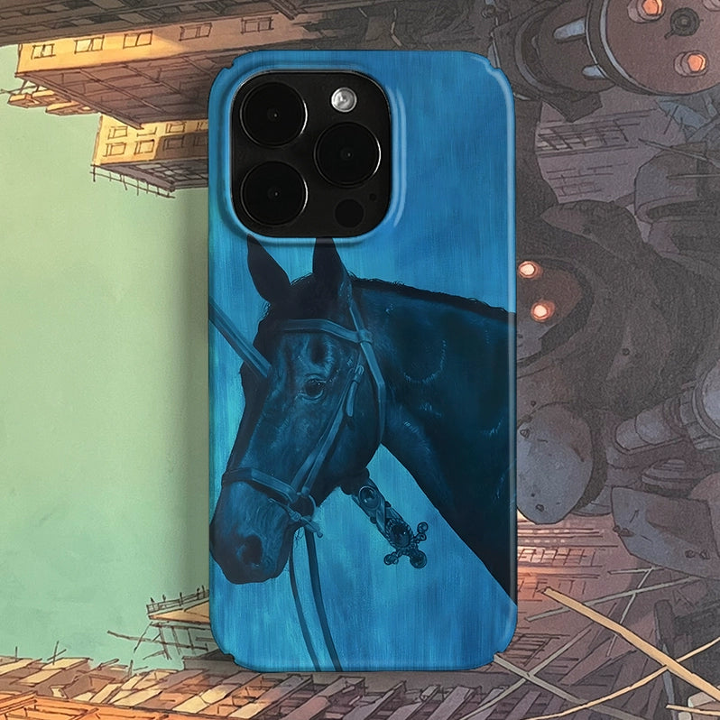PBCASE X OQ Blue Iphone Case