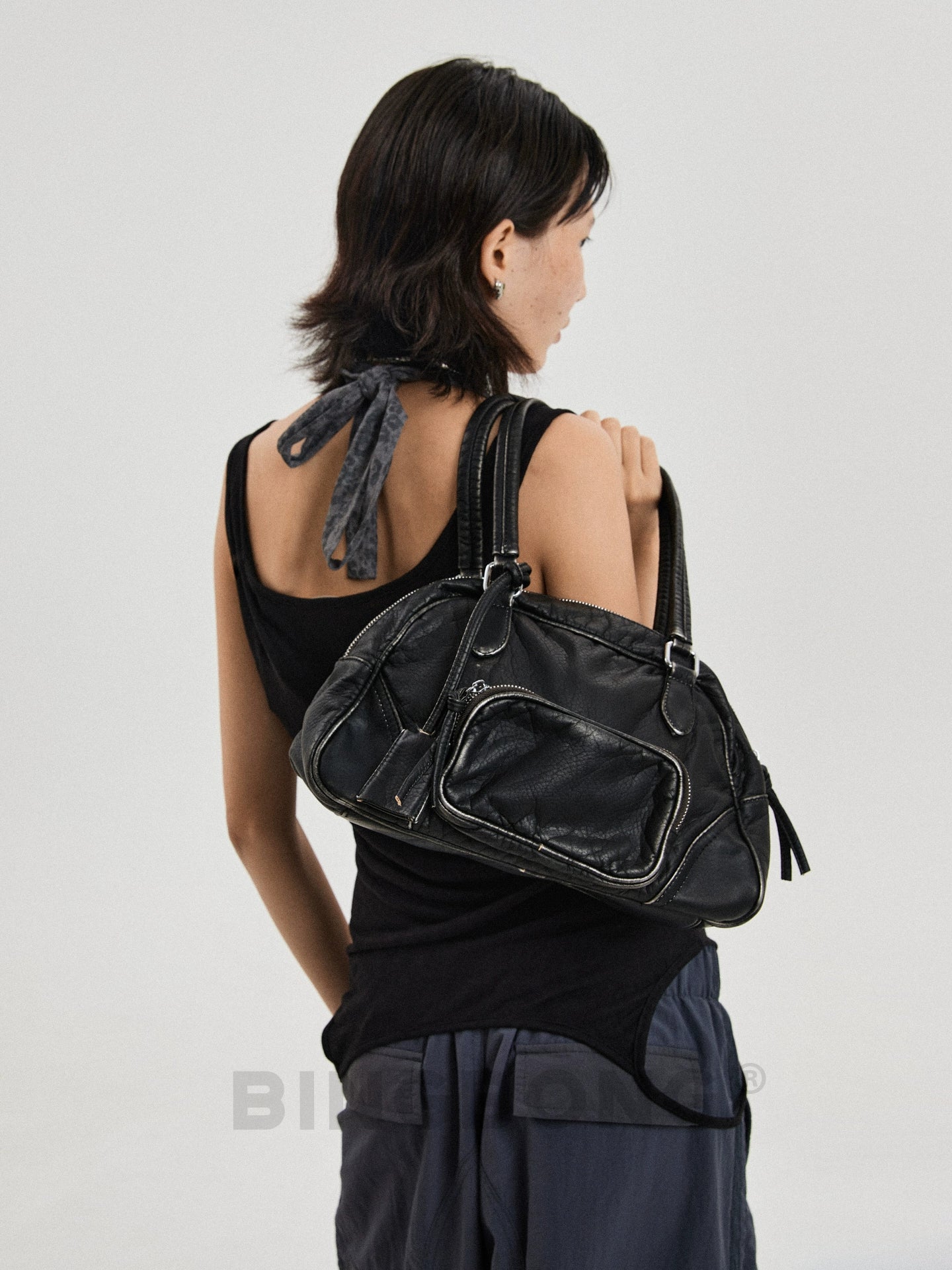 BINGBONG Vintage Simple Casual Underarm Bag