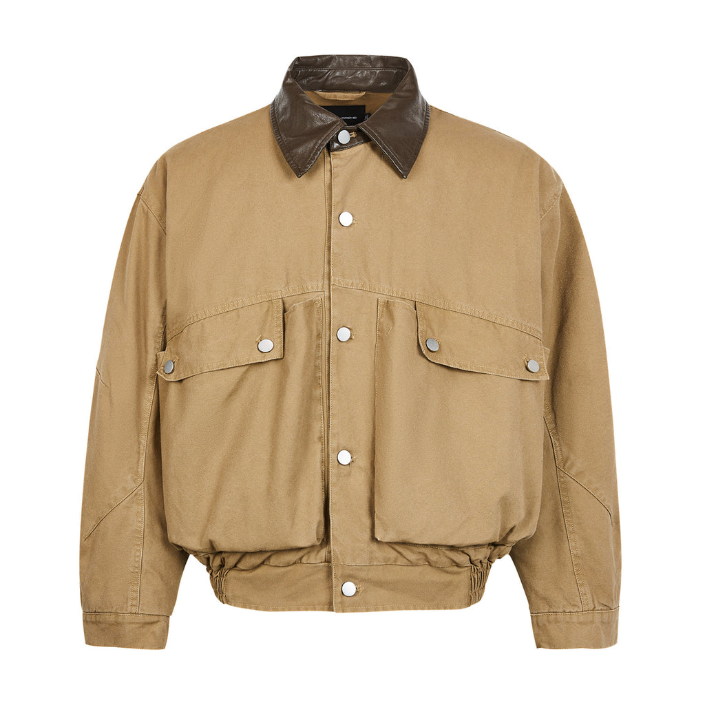 MADEEXTREME Lapel short wide thickened jacket