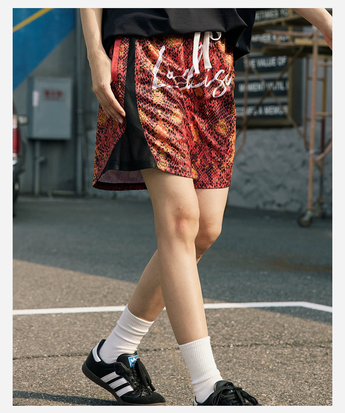 LUSHISI Breathable Moisture Wicking Sports Shorts