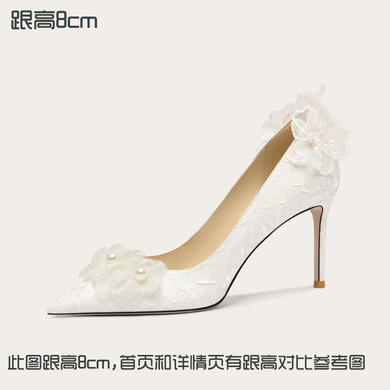 Lily Wei Retro Temperament Versatile High Heels