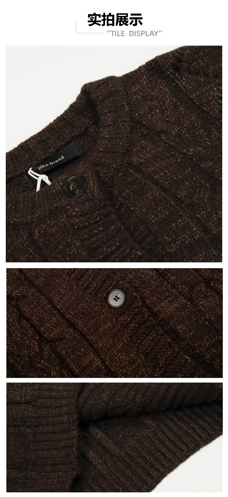 11KN Vintage Crew Neck Knitted Sweater