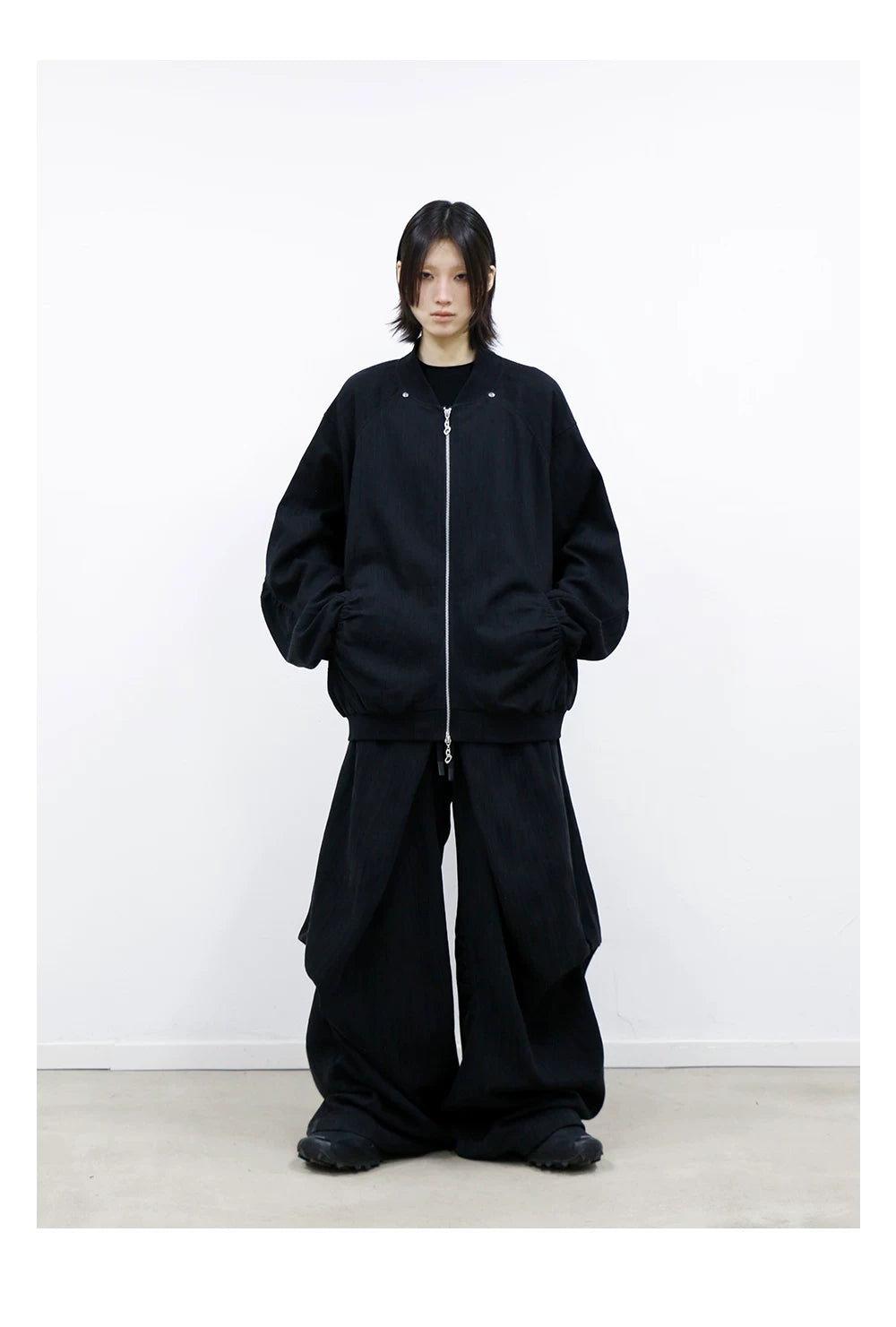 RELABEL Removable Hooded Casual Jacket