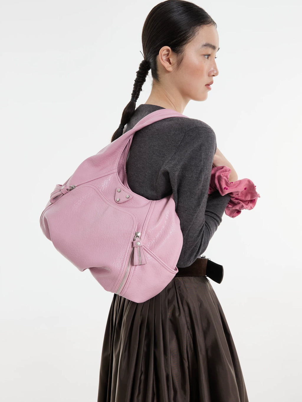DirtySix Vintage Large Capacity Versatile Underarm Bag