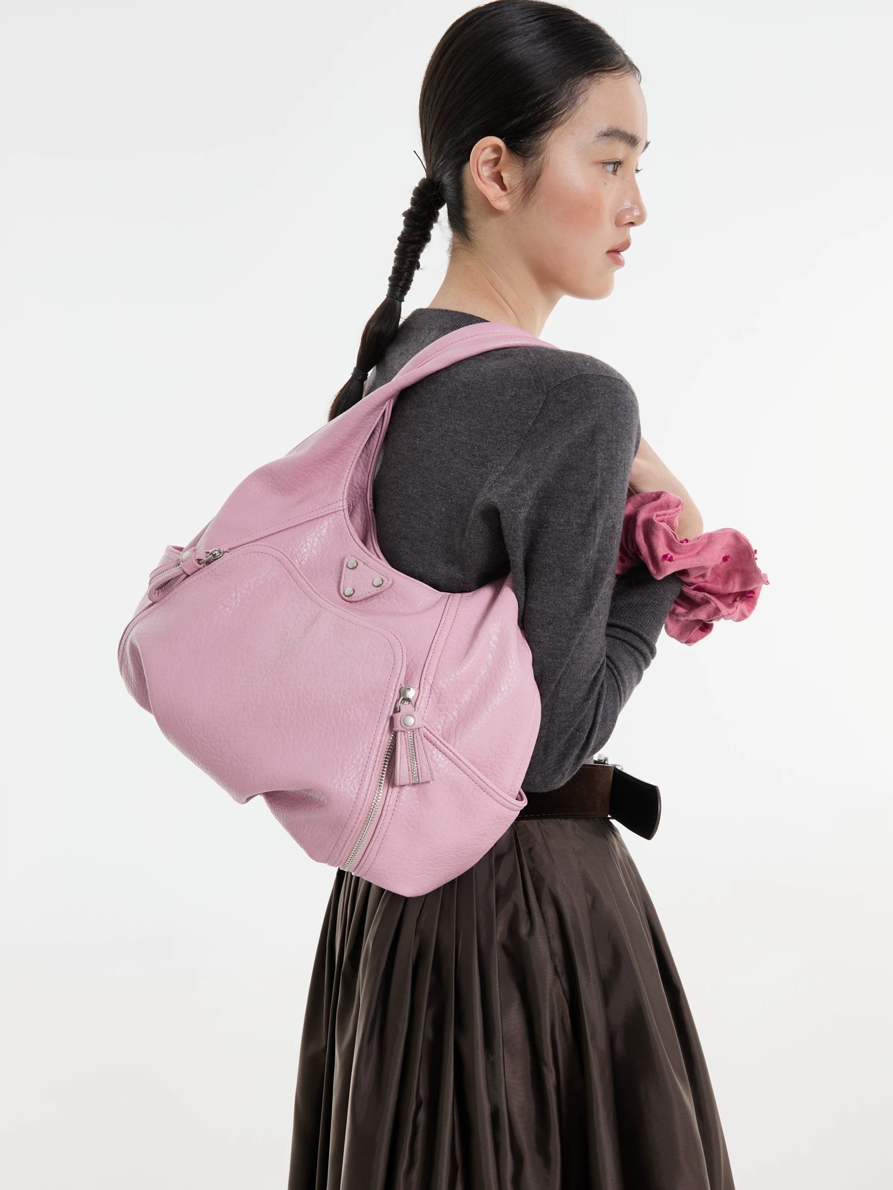 DirtySix Vintage Large Capacity Versatile Underarm Bag