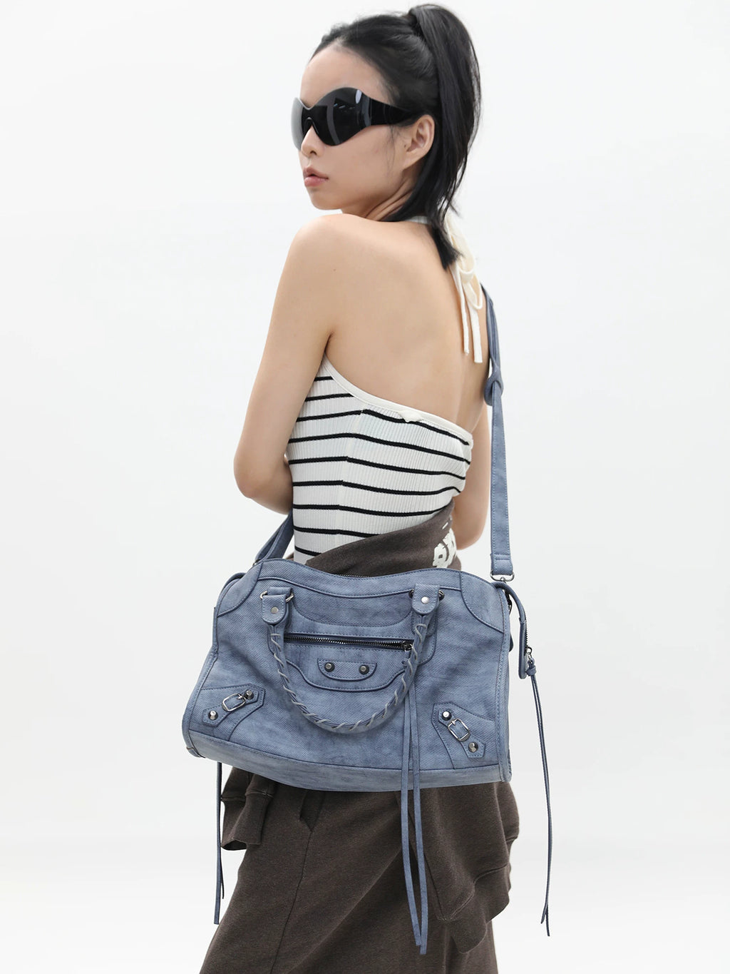 JANDRESS Stud Vintage Crossbody Bag (Clearance)