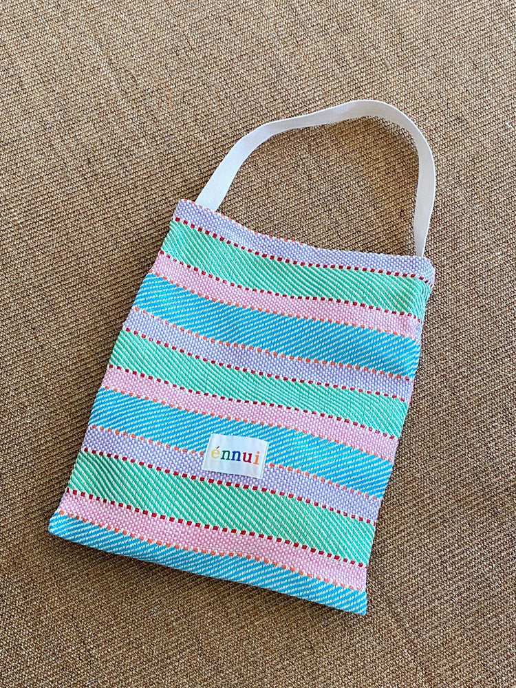 ENNUI Hand-woven Contrasting Splicing Shoulder Bag