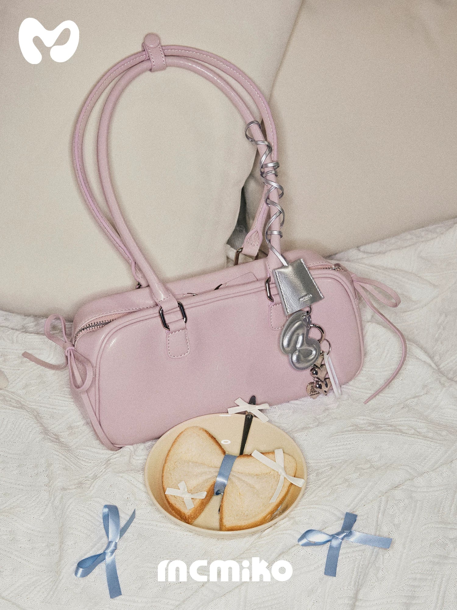 Mcmiko Leather Underarm Shoulder Handbag