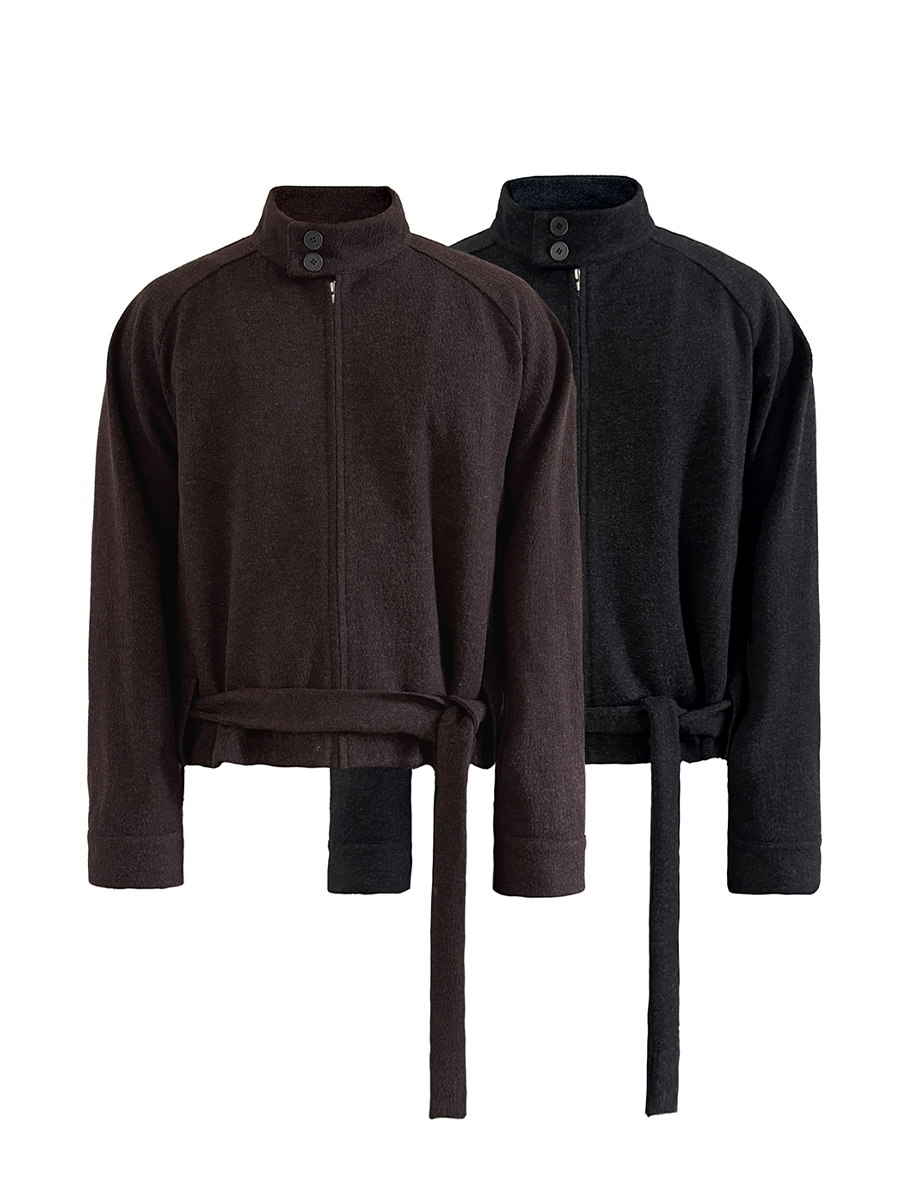 JCAESAR Strap-on Shoulder Harrington Jacket