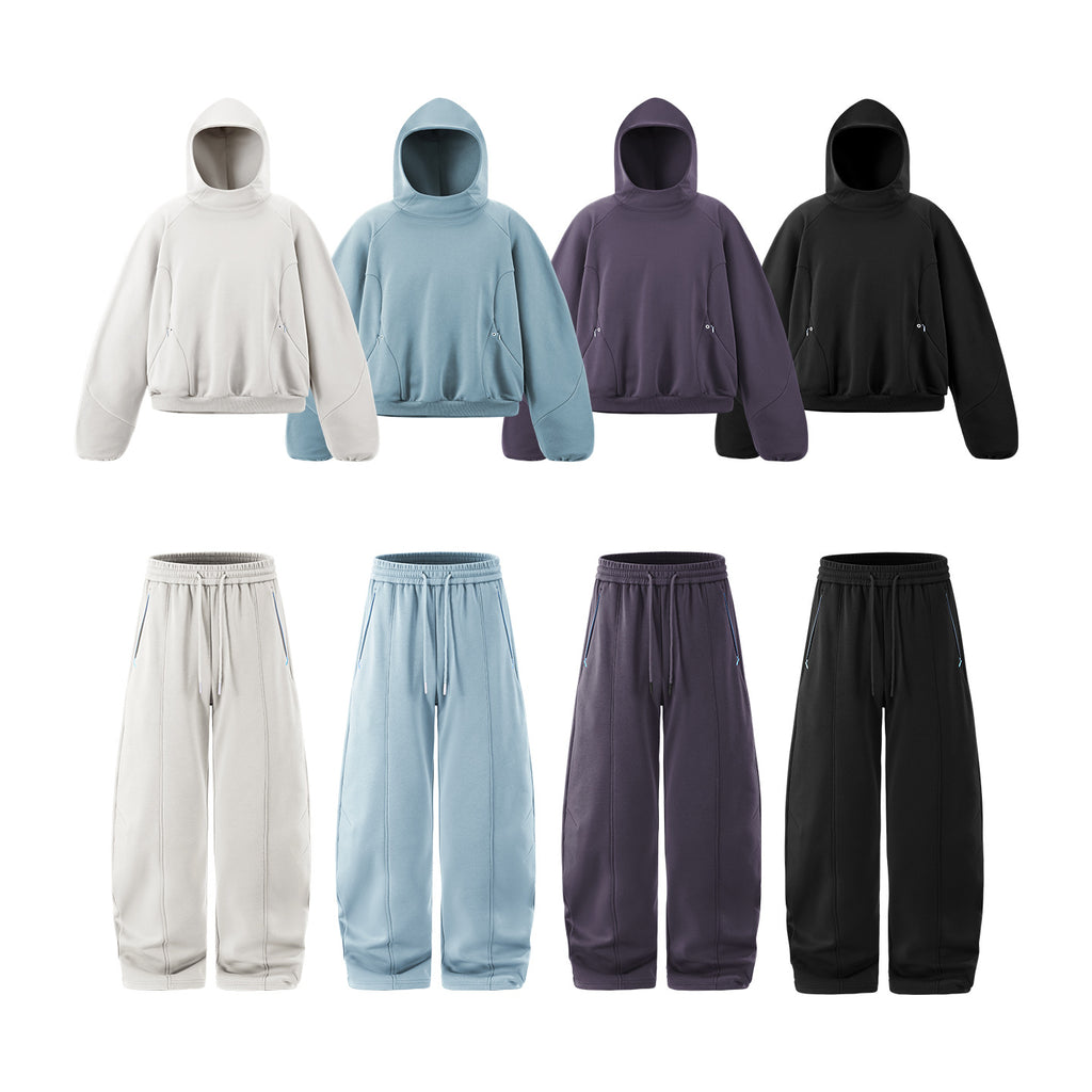 Inflation Function Deconstructs Fleece Sweater Set