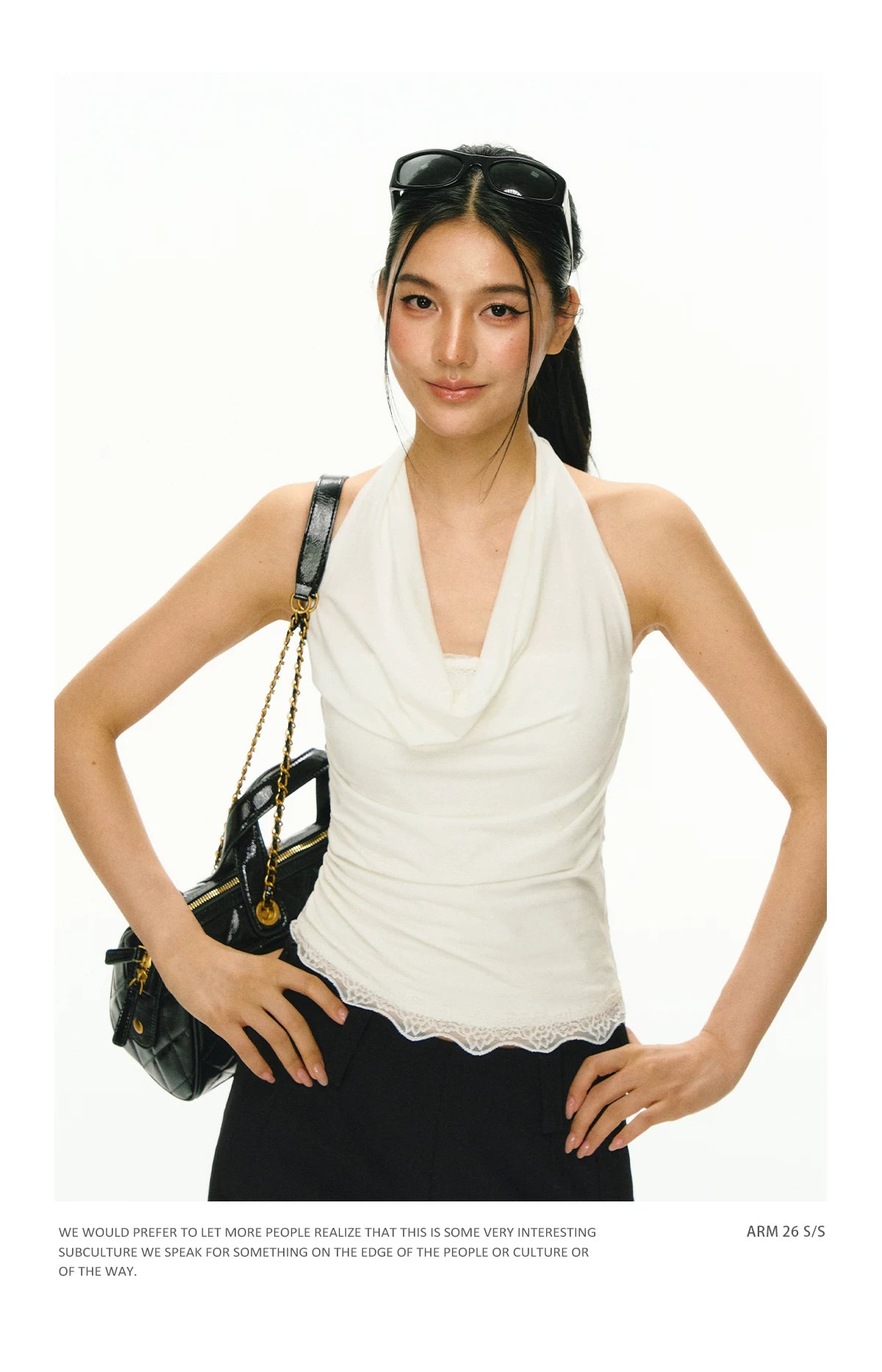 Ariseism Slimming Versatile Halter Tank Top