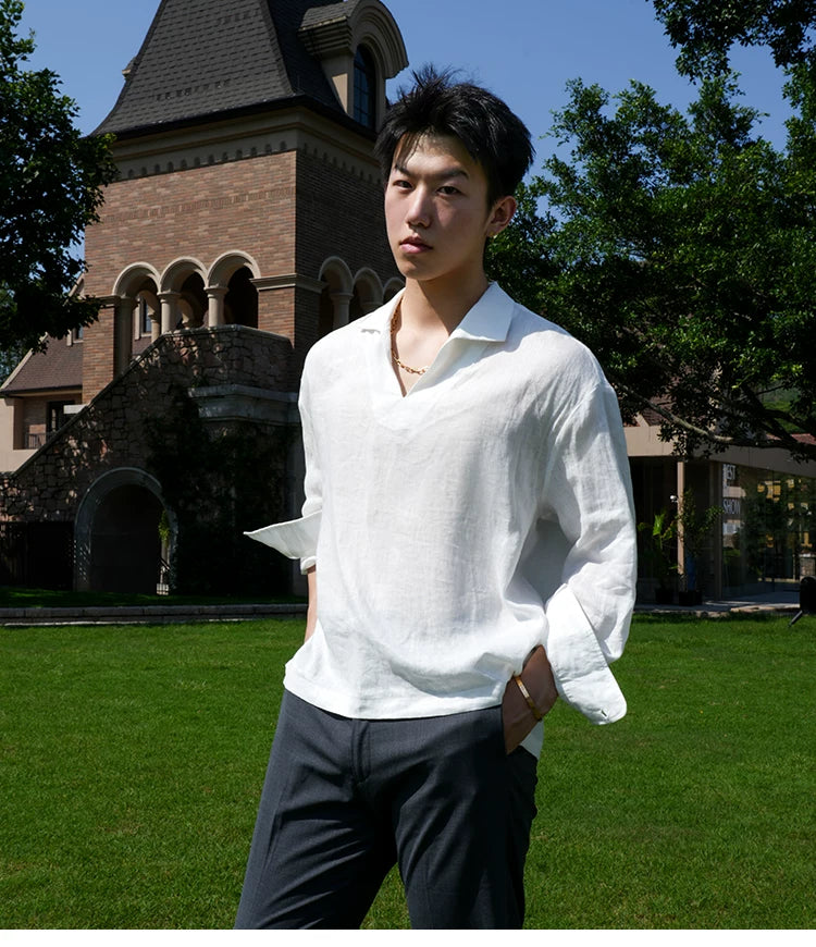 SEE ALSO V-neck High-end Casual Shirt