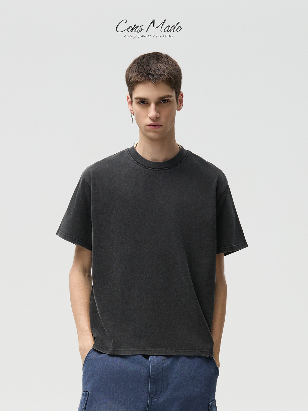 CENSMADE Brushed Old Casual Tee