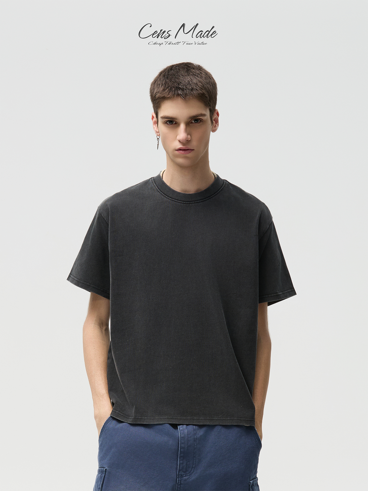 CENSMADE Brushed Old Casual Tee