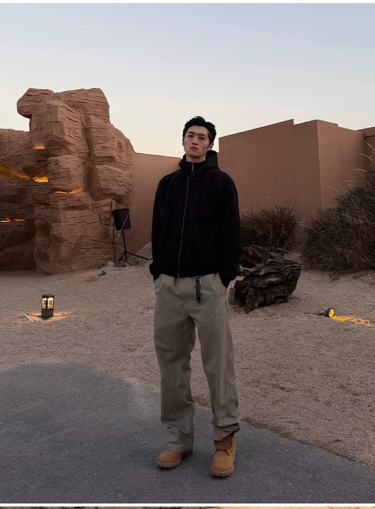 ZOZOFOREST Fleece Urban Casual Hooded Sweater