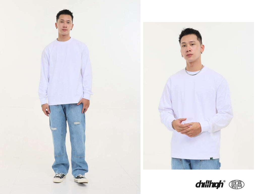 ChillHigh Vintage Crew Neck Loose Casual Long Sleeves