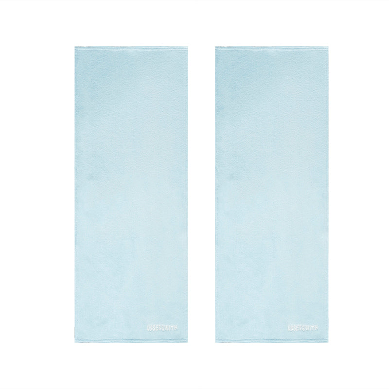 OBSESSWITH two-color embroidered towel