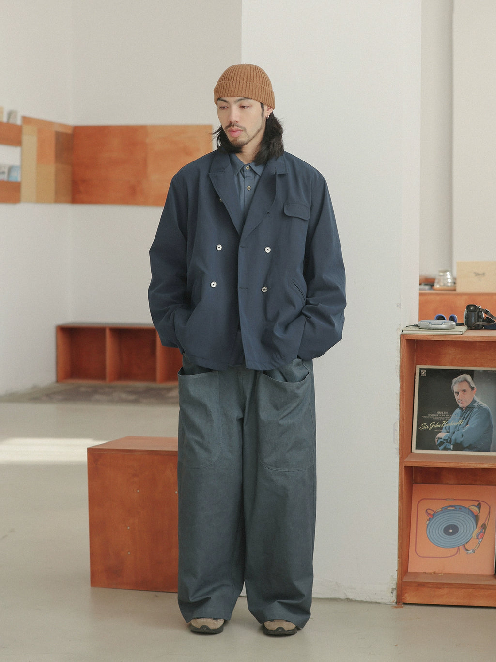 NOEARS Loose Big Pocket Tooling Trousers