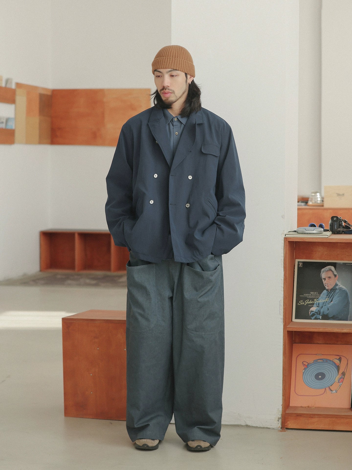 NOEARS Loose Big Pocket Tooling Trousers