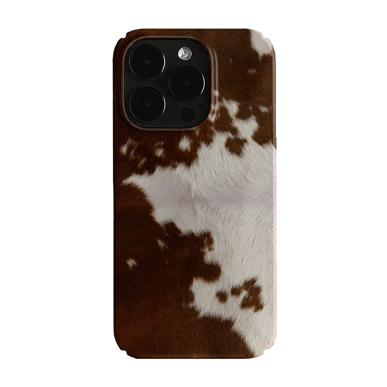 Cow leather PBCASE X OQ Iphone Case
