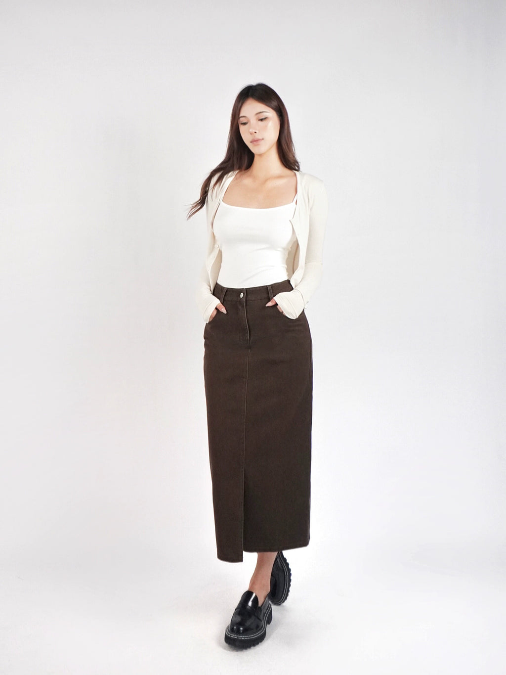 Jim Kennet Short Knitted Long Sleeve Cardigan
