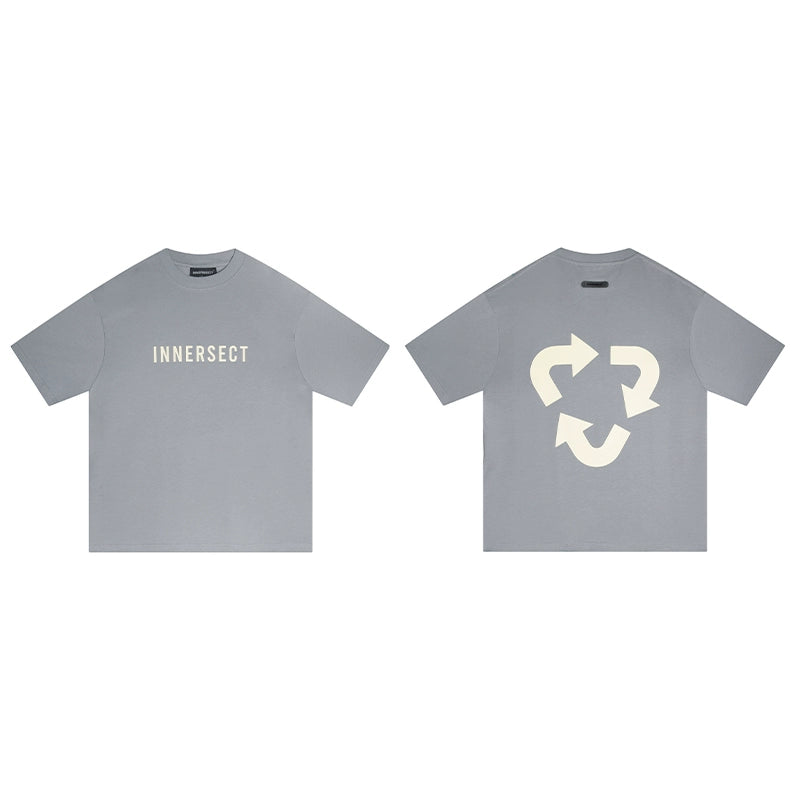INNERSECT Trendy Brand Letter Versatile Loose Tee