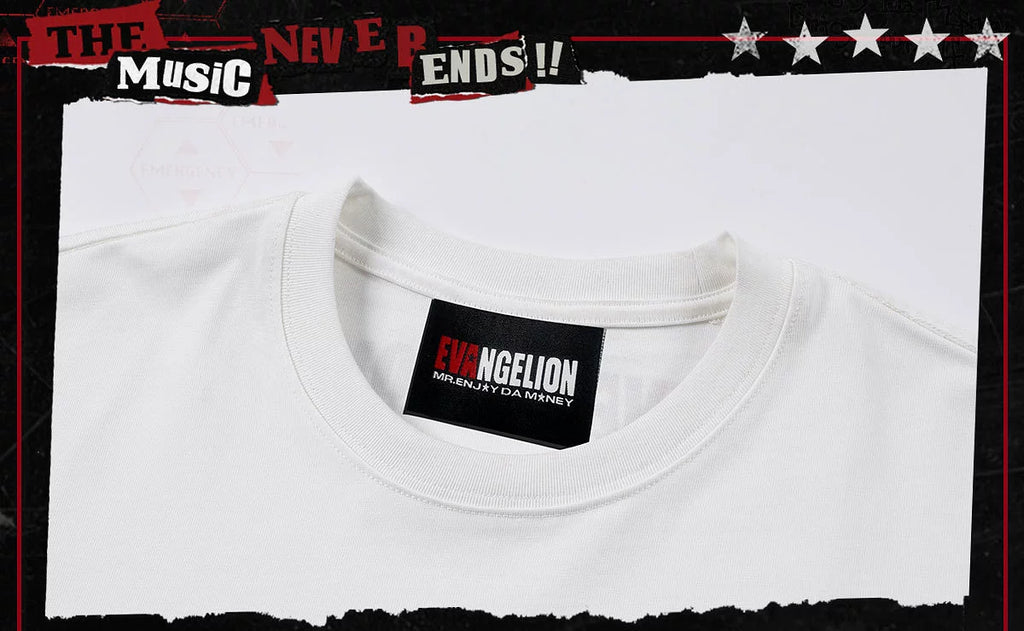 MEDM Old Casual Crew Neck Versatile Tee