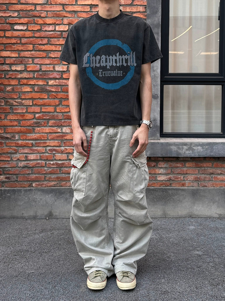 CENSMADE Washed Old Printing Tee