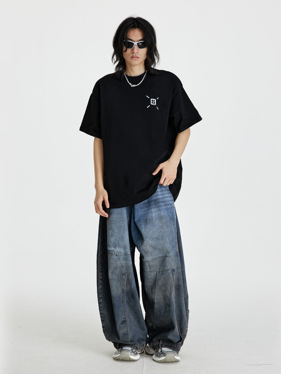 (NMK) X LOGO Heavy Cotton Loose Tee