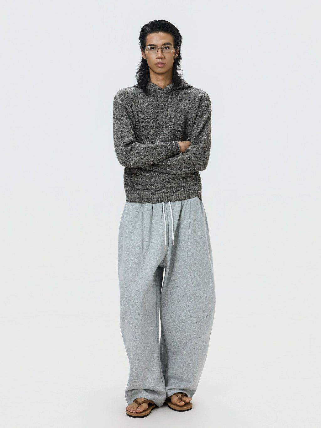 BTSG Retro Silhouette Drawstring Sweatpants