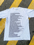 Wang Youbing English Slogan Loose Tee