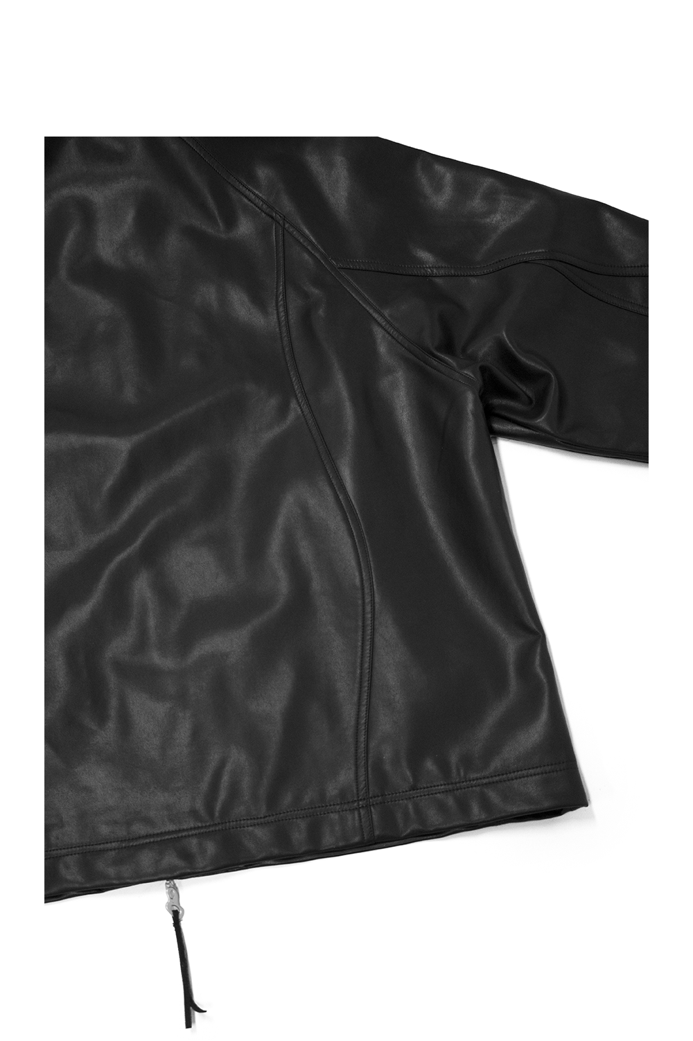 RELABEL Multi-pocket Silhouette Loose Leather Jacket