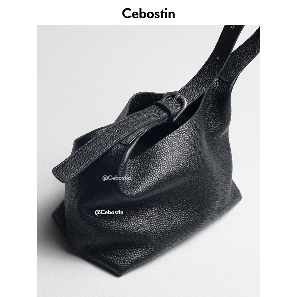 Cebostin First Layer Cowhide High-end Large-capacity Messenger Bag