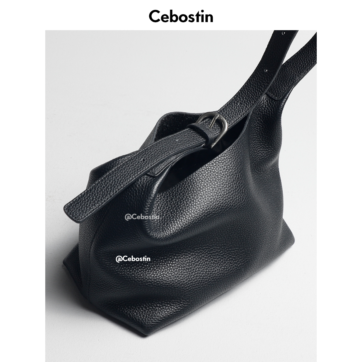 Cebostin First Layer Cowhide High-end Large-capacity Messenger Bag
