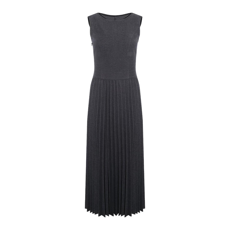 Wildberry Retro Vest High-end Pleated Dress