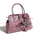 Hottie Alligator Rivet Sweet Cool Tote