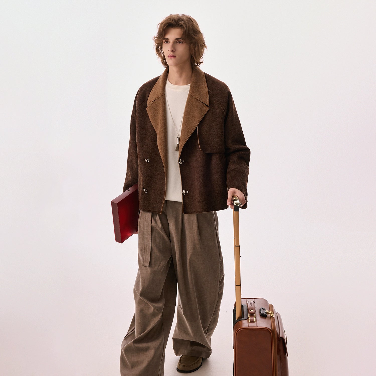 CHOR Premium Retro Short Double-sided Woolen Jacket