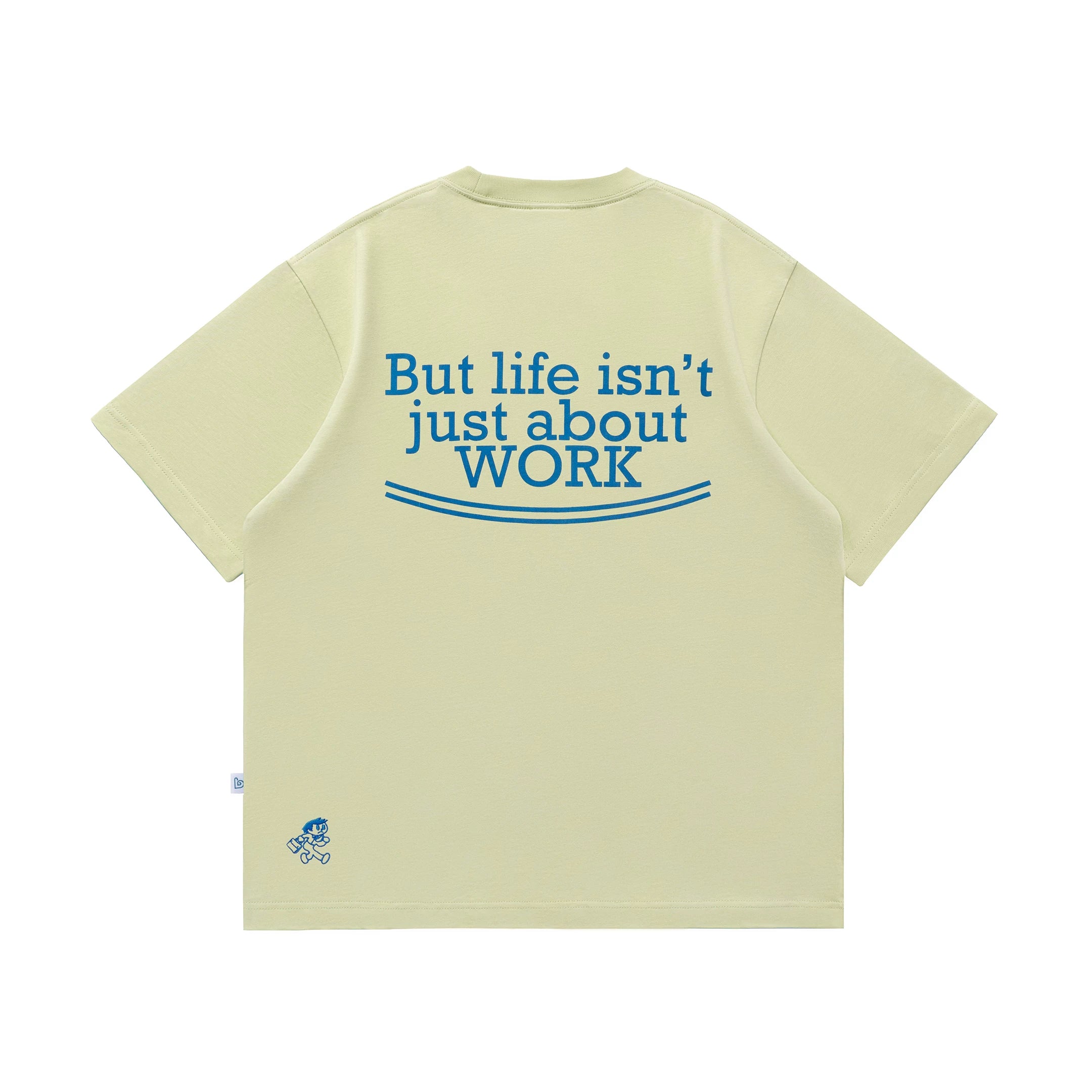 BENT IDEA Letter Print Casual Breathable Tee