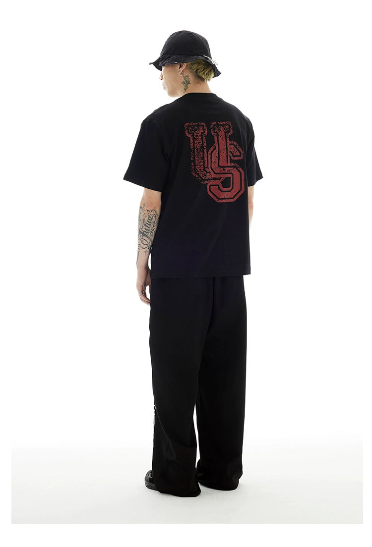 US Retro Old LOGO Loose Tee