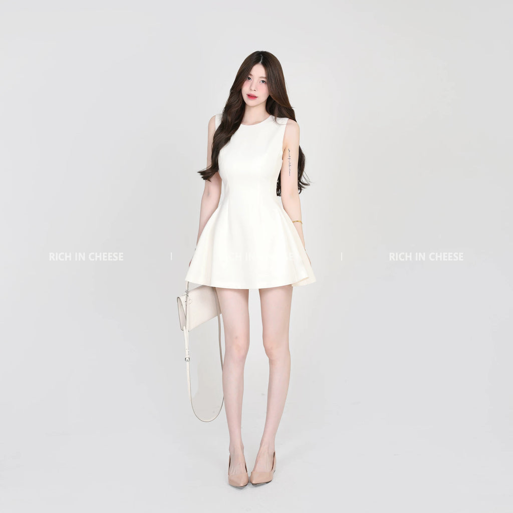 RICH IN CHEESE Temperament Waist Suit Waist Dress