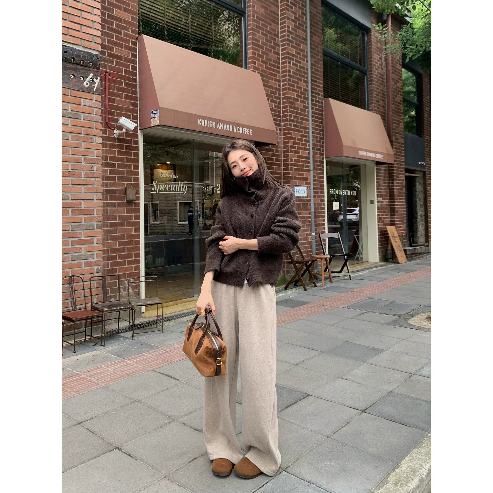 Pusumede Vintage Lapel Loose Temperament Jacket