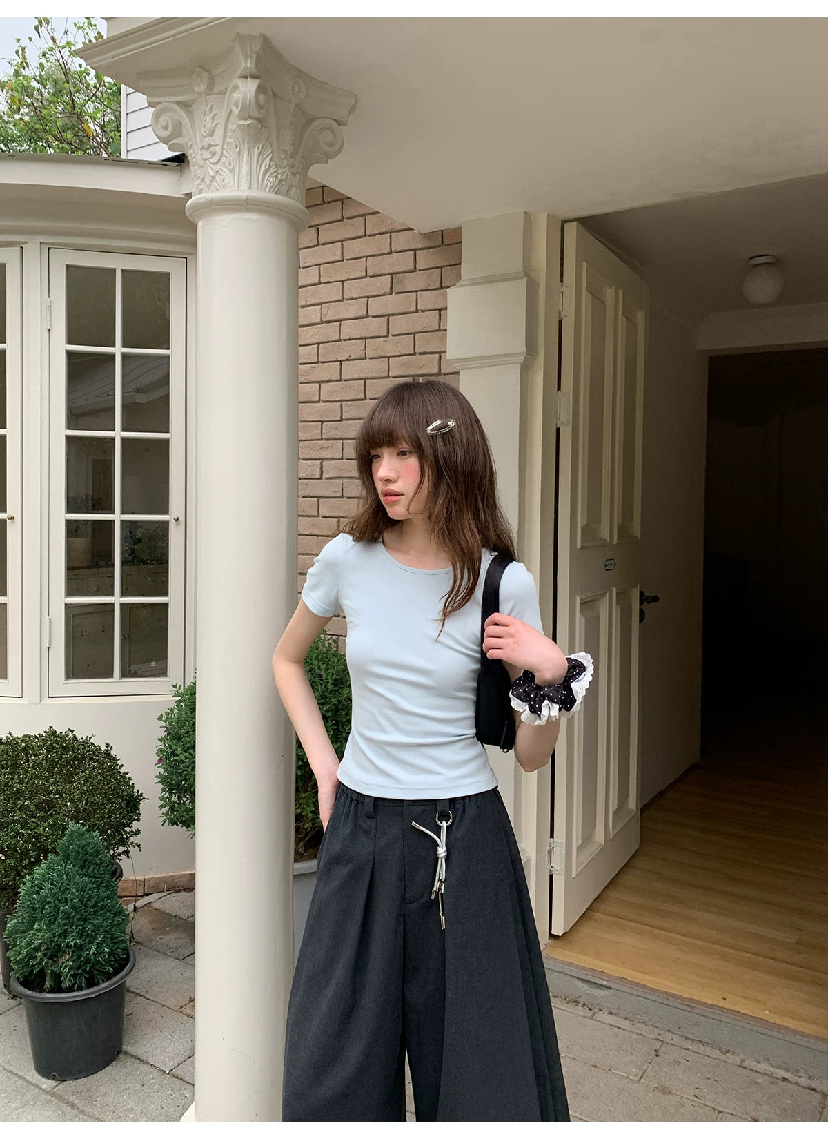 KANO Bow Back Hollow Tee