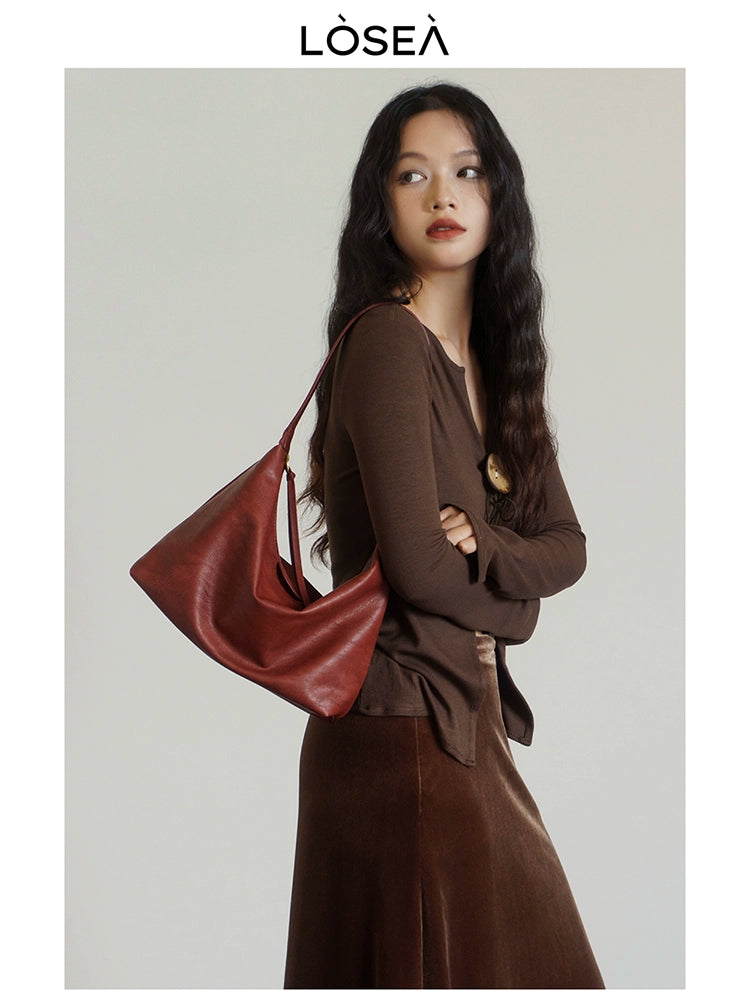 LOSEA New Chinese Minimalist Underarm Bag