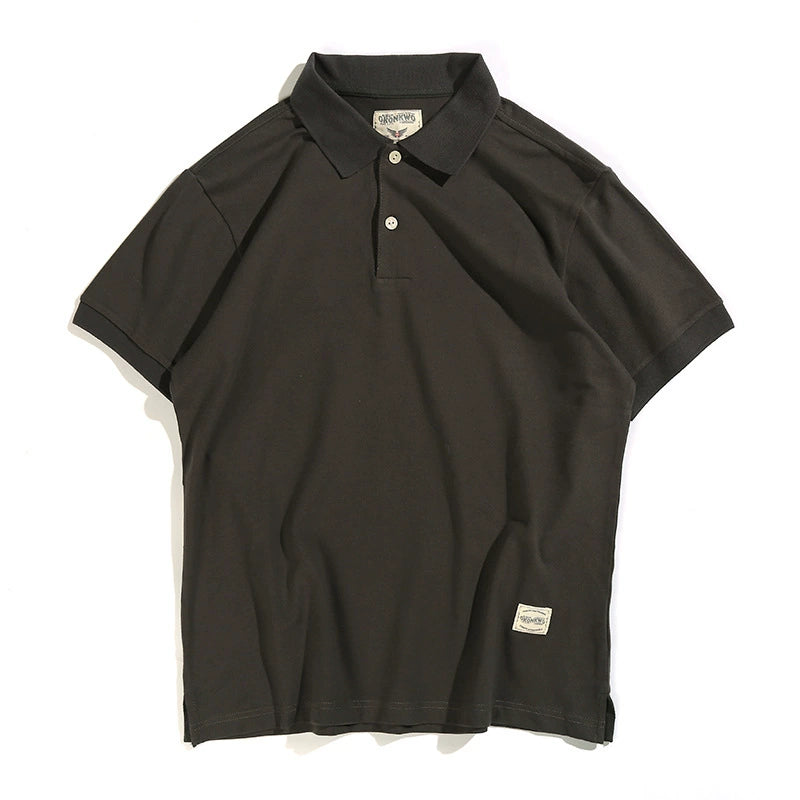 PrintAce Vintage Lapel POLO Shirt